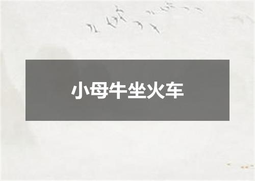 小母牛坐火车