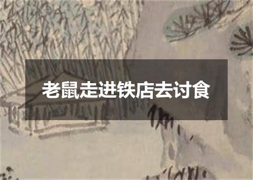 老鼠走进铁店去讨食
