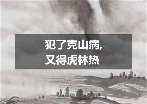 犯了克山病,又得虎林热