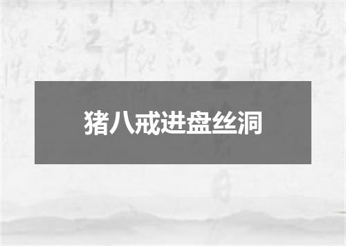 猪八戒进盘丝洞