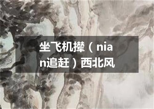 坐飞机撵（nian追赶）西北风