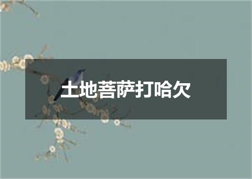土地菩萨打哈欠