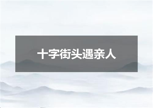 十字街头遇亲人