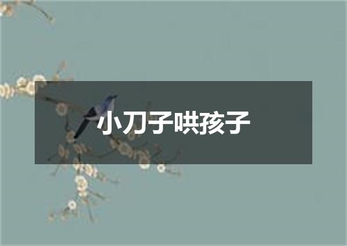 小刀子哄孩子