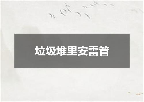 垃圾堆里安雷管
