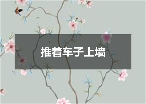 推着车子上墙
