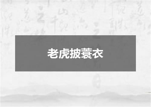老虎披蓑衣