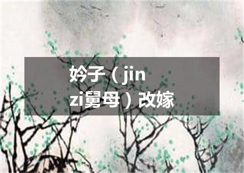 妗子（jin zi舅母）改嫁