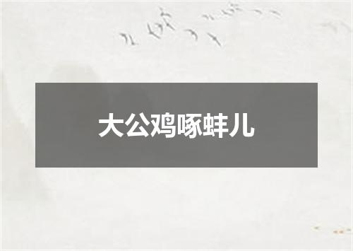大公鸡啄蚌儿