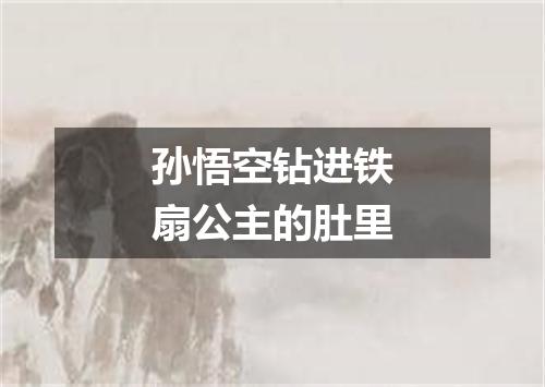 孙悟空钻进铁扇公主的肚里