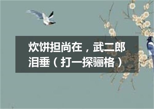 炊饼担尚在，武二郎泪垂（打一探骊格）