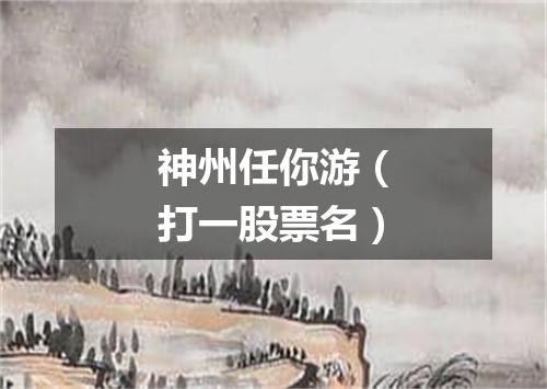 神州任你游（打一股票名）