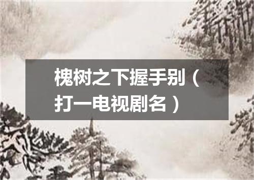 槐树之下握手别（打一电视剧名）