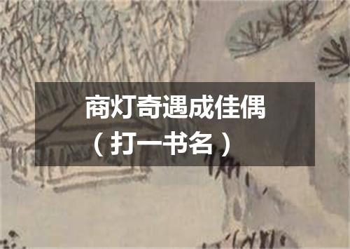 商灯奇遇成佳偶（打一书名）