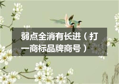 弱点全消有长进（打一商标品牌商号）