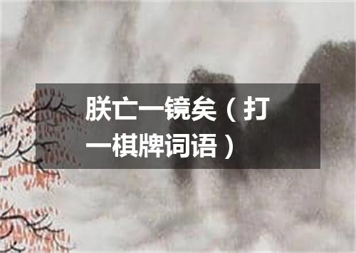 朕亡一镜矣（打一棋牌词语）