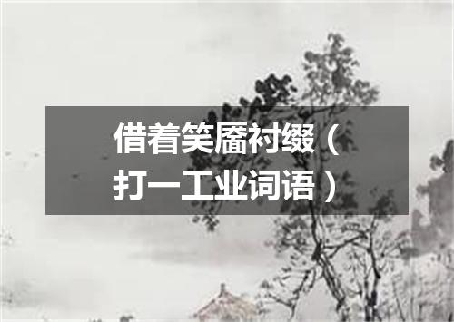 借着笑靥衬缀（打一工业词语）