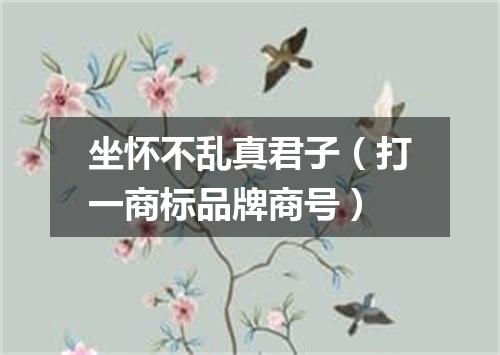 坐怀不乱真君子（打一商标品牌商号）