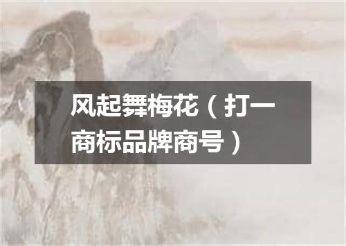 风起舞梅花（打一商标品牌商号）
