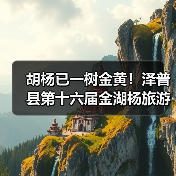 胡杨已一树金黄！泽普县第十六届金湖杨旅游文化季邀您来品（图2）