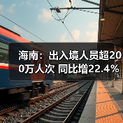 海南：出入境人员超200万人次 同比增22.4％（图3）