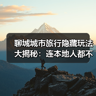 聊城城市旅行隐藏玩法大揭秘：连本地人都不知道的10个小众景点..（图1）