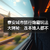泰安城市旅行隐藏玩法大揭秘：连本地人都不知道的10个小众景点..（图1）