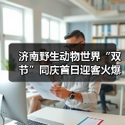 济南野生动物世界“双节”同庆首日迎客火爆（图1）