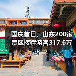 国庆首日，山东200家景区接待游客317.6万人次（图2）