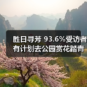 胜日寻芳 93.6%受访者有计划去公园赏花踏青（图1）