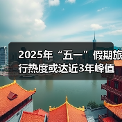 2025年“五一”假期旅行热度或达近3年峰值，用AI做规划成新潮（图1）