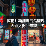 惊艳！新疆雪后戈壁现“大地之树”景观，冬季旅游新热点，速查攻略..（图3）