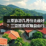 三亚旅游几月份去最好？三亚旅游攻略自由行..（图4）