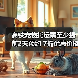 高铁宠物托运需至少提前2天预约 7折优惠价格（图1）