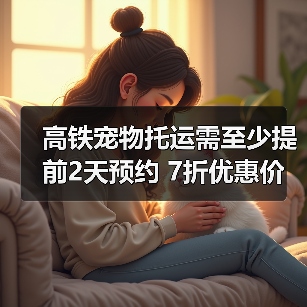 高铁宠物托运需至少提前2天预约 7折优惠价格（图2）