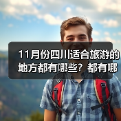 11月份四川适合旅游的地方都有哪些？都有哪些好玩的旅游景点和美..（图1）