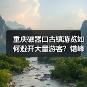 重庆磁器口古镇游览如何避开大量游客？错峰时段选择，小众路线规划..（图1）