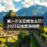 第一次去云南怎么玩？2025云南旅游地图：一图看懂精华路线，自..（图3）