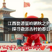 江西婺源篁岭晒秋之外：探寻徽派古村的春日梯田与油菜花海..（图4）