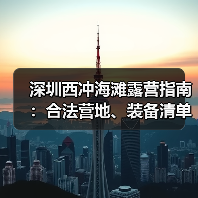 深圳西冲海滩露营指南：合法营地、装备清单、安全贴士..（图1）