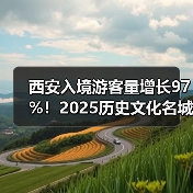 西安入境游客量增长97%！2025历史文化名城西安游玩全攻略..（图2）