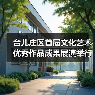 台儿庄区首届文化艺术优秀作品成果展演举行（图2）