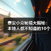 泰安小众秘境大揭秘：本地人都不知道的10个隐藏玩法（图1）