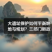 大遗址保护如何平衡耕地与规划？三部门新政详解（图2）