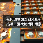 夜间动物园奇幻光影引热潮,夏夜秘境引爆泉城(图1) 夜间动物园奇幻光影引热潮,夏夜秘境引爆泉城(图1)