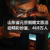 山东省元旦假期文旅活动精彩纷呈,468万人次畅游文化盛宴(图1) 山东省元旦假期文旅活动精彩纷呈,468万人次畅游文化盛宴(图1)