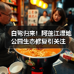 白鹭归来！阿蓬江湿地公园生态修复引关注（图3）