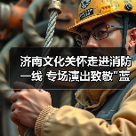 济南文化关怀走进消防一线 专场演出致敬