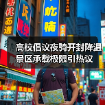 高校倡议夜骑开封降温 景区承载极限引热议（图4）