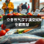 立冬节气汉字演变揭秘冬藏智慧（图1）